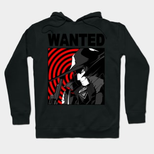 Wanted Wolf (black) Hoodie